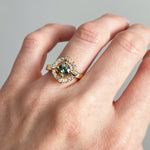 Bi Colour Sapphire Engagement Ring Toronto Jewellery