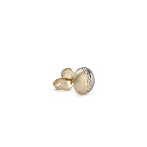 Two-Tone-Dome-Studs-Pave-Diamonds-18K-Gold-Sideview2